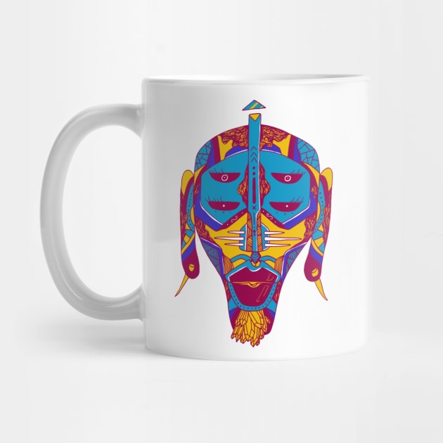 Triad African Mask No 11 by kenallouis